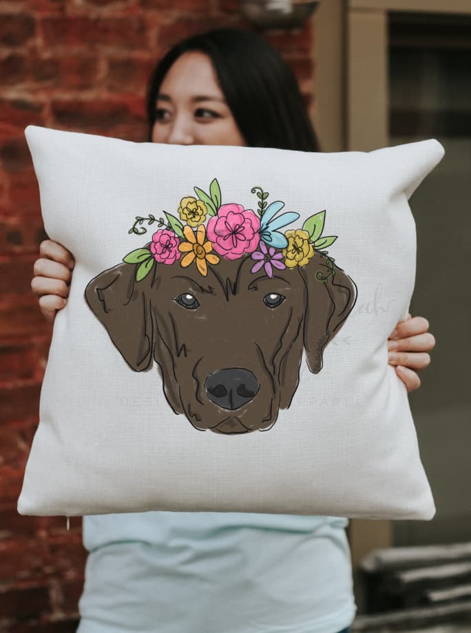 Lab Square Pillow - Pillow