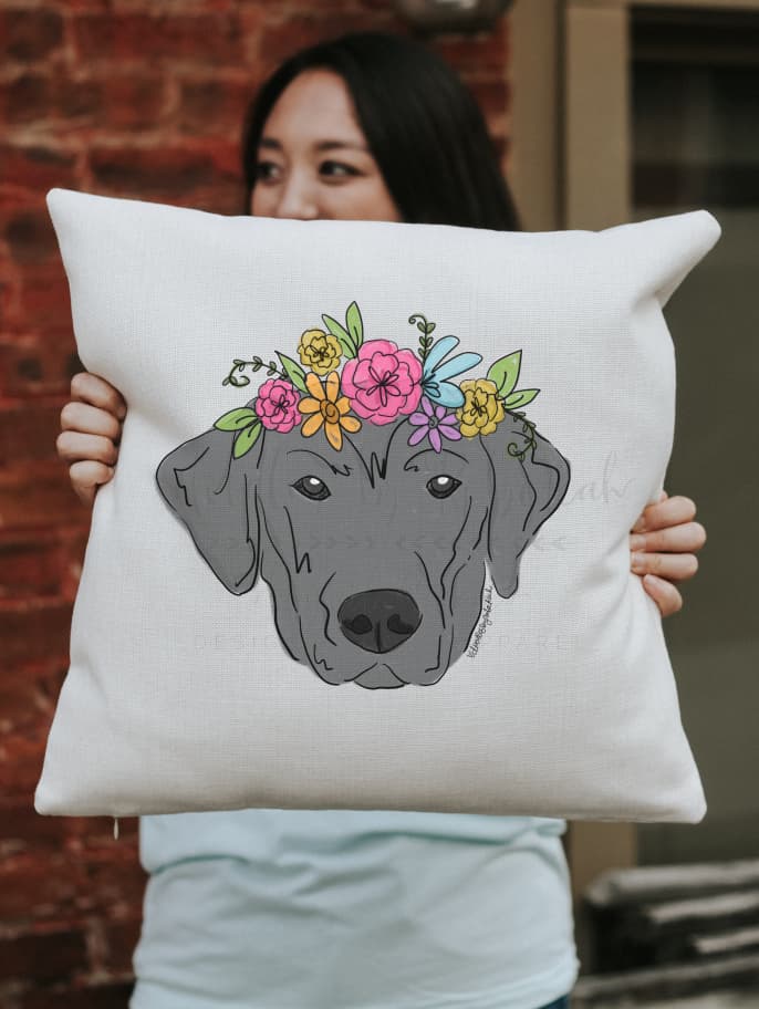 Lab Square Pillow - Pillow