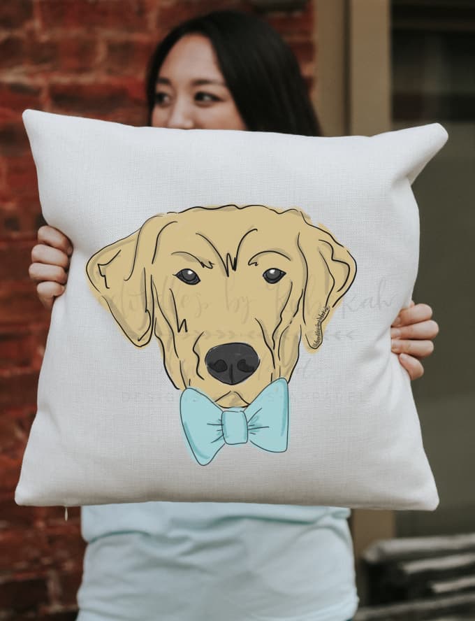 Lab Square Pillow - Pillow