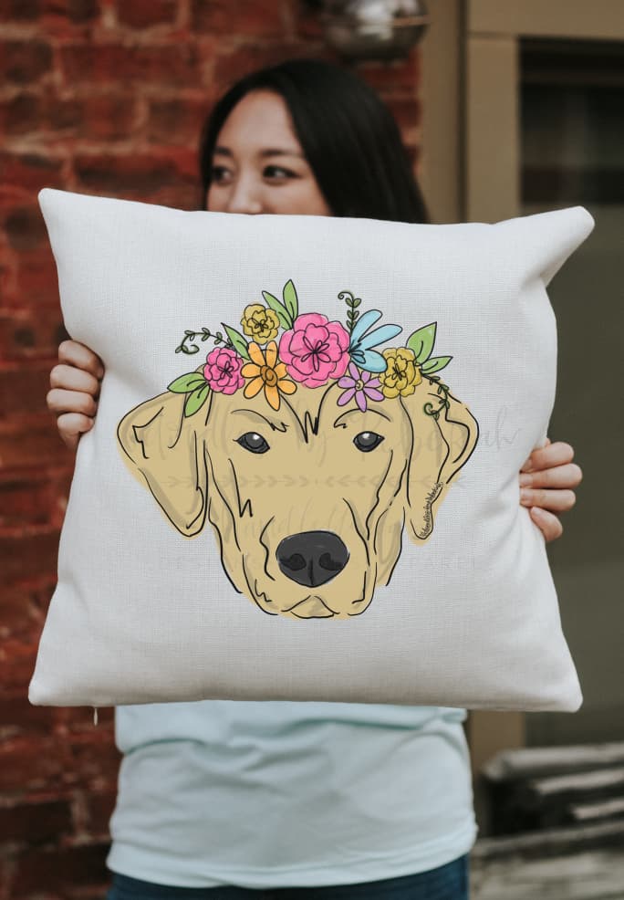 Lab Square Pillow - Pillow