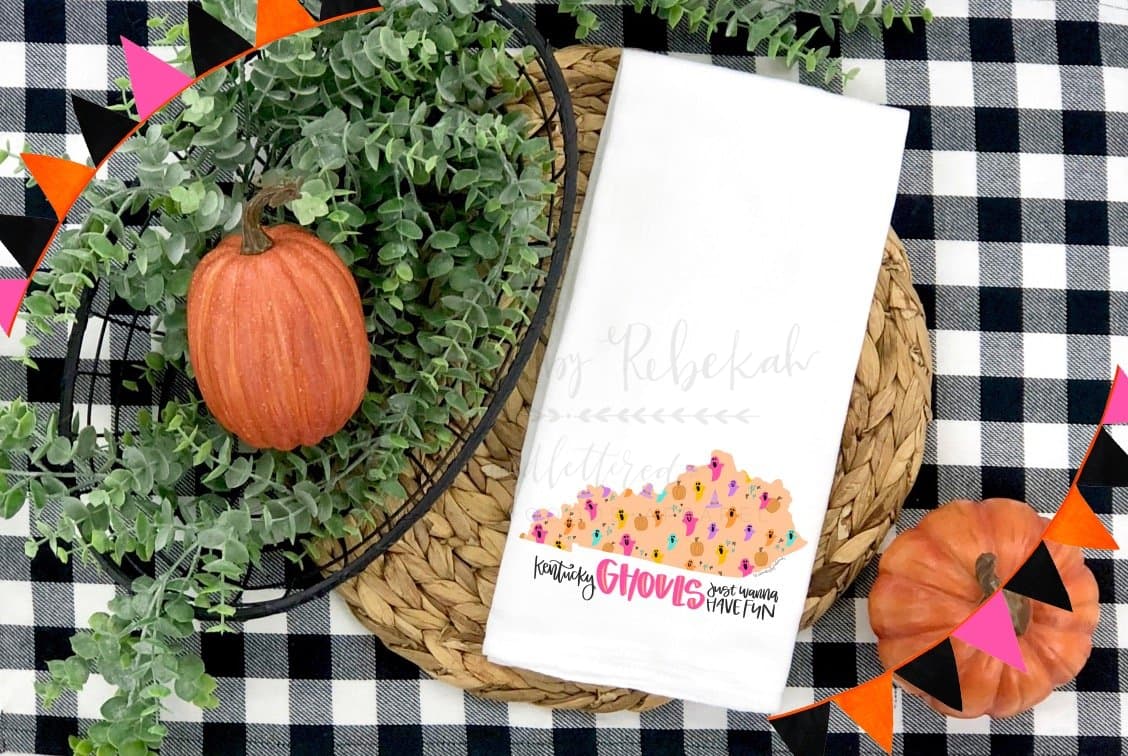 Kentucky Ghouls Tea Towel - Tea Towels