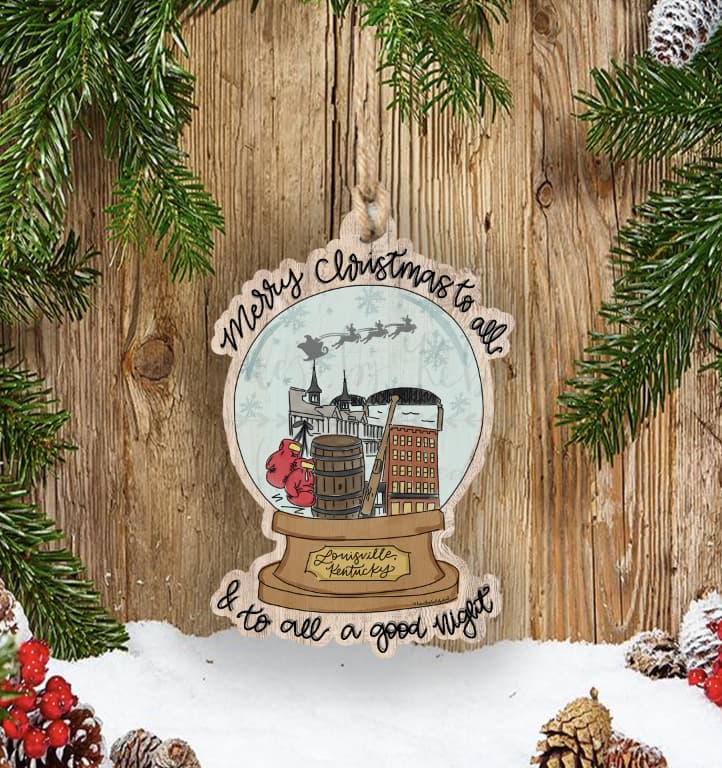 Custom Town Snowglobe Ornament *MULTIPLE TOWNS!* - Ornaments