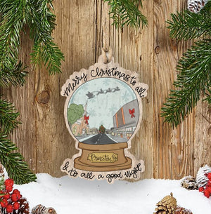 Custom Town Snowglobe Ornament *MULTIPLE TOWNS!* - Ornaments