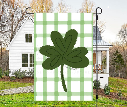 Shamrock Garden Flag - Garden Flag