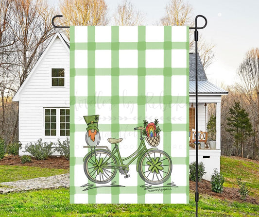 St. Paddy’s Bike Garden Flag - Garden Flag