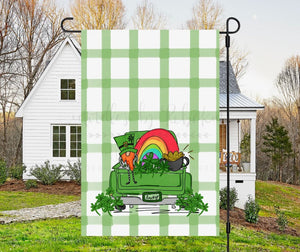 St. Paddy’s Truck Garden Flag - Garden Flag