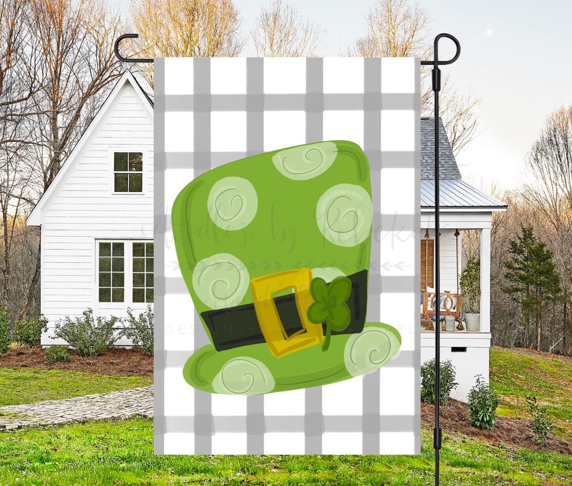 Leprechaun Hat Garden Flag - Garden Flag