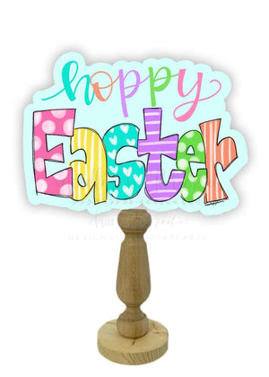 Hoppy Easter Doorhanger/Topper/Attachment - Door Hanger