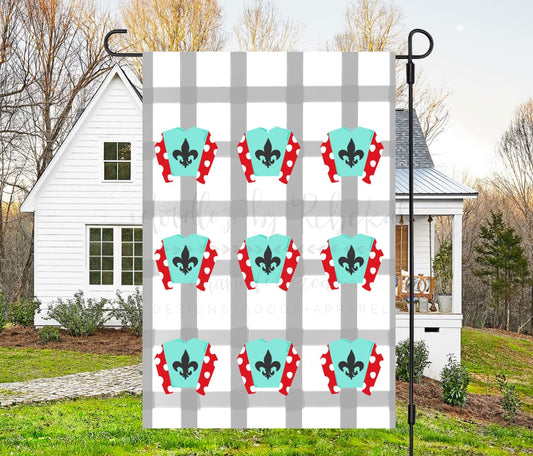 Derby Silks Garden Flag - Garden Flag