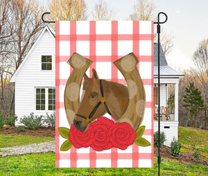 Horseshoe Head Garden Flag - Garden Flag