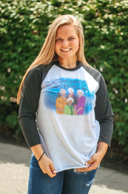 Golden Ghouls Raglan - Tees