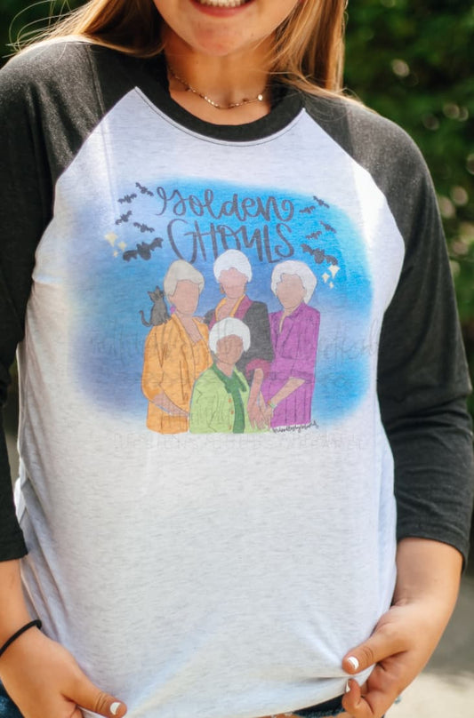 Golden Ghouls Raglan - Tees