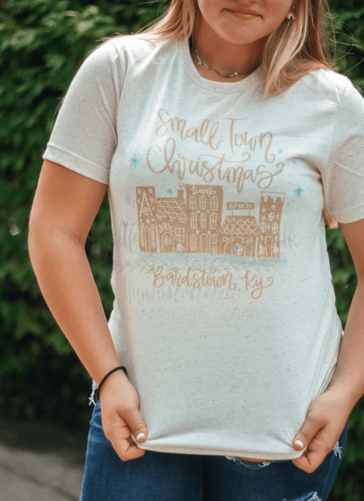 Small Town Christmas Tee - Tees