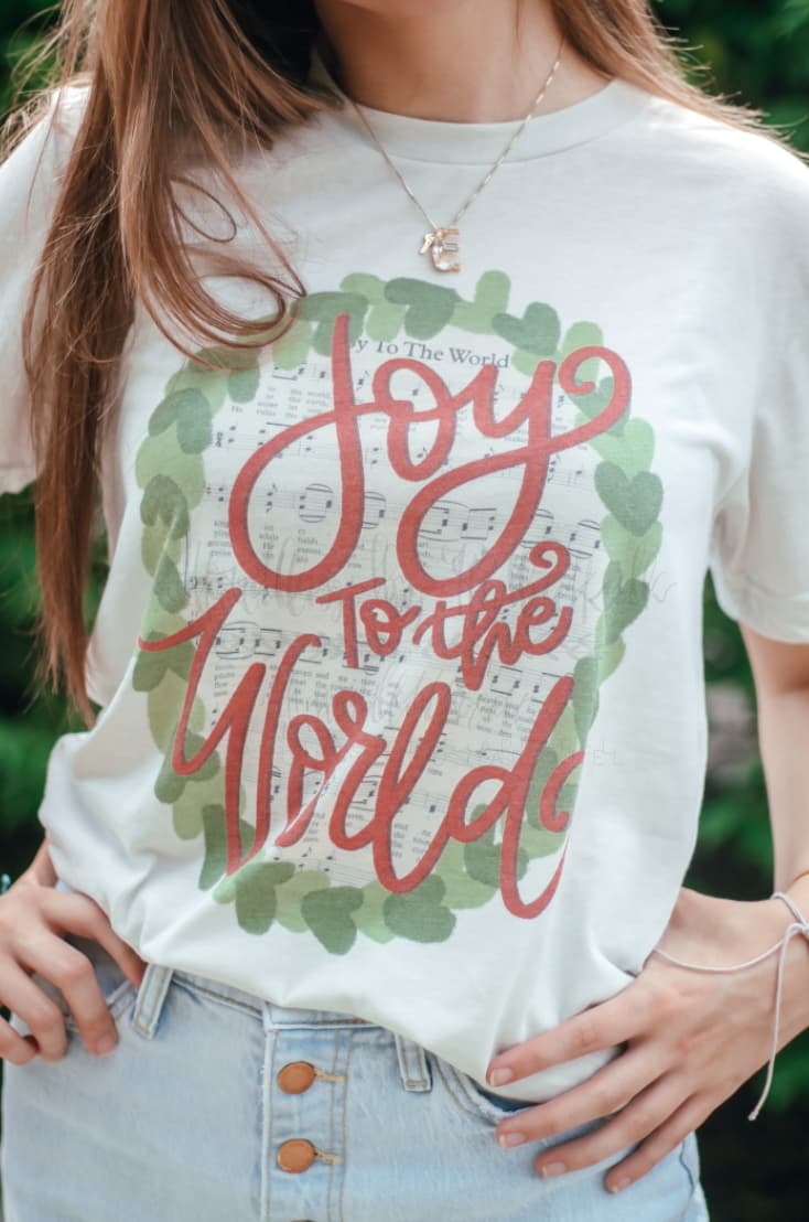 joy to the world t shirt