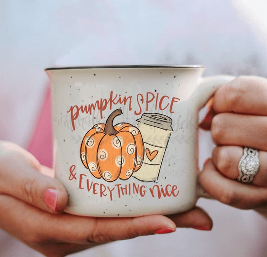 Pumpkin Spice & Everything Nice Coffee Mug - Coffee Mug