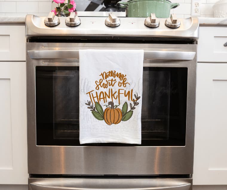 Nothing Short Of Thankful Tea Towel - Tea Towels