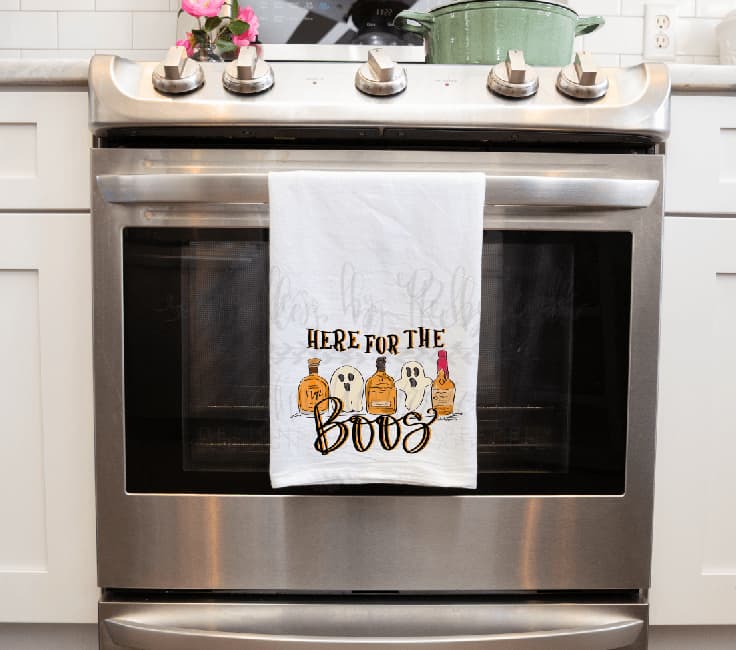 Here For The Boos Tea Towel - Tea Towels