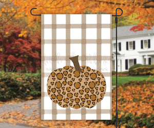 Leopard Pumpkin Garden Flag - Garden Flag