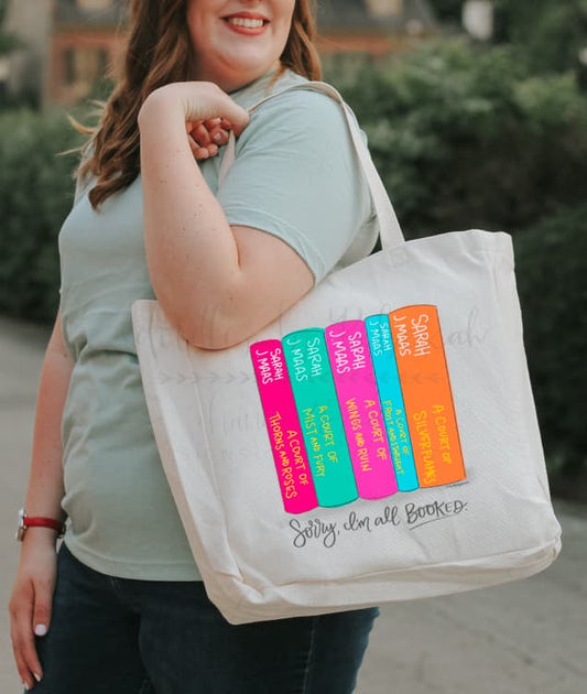 Sarah J. Maas- Sorry...I’m all Booked Tote - Tote