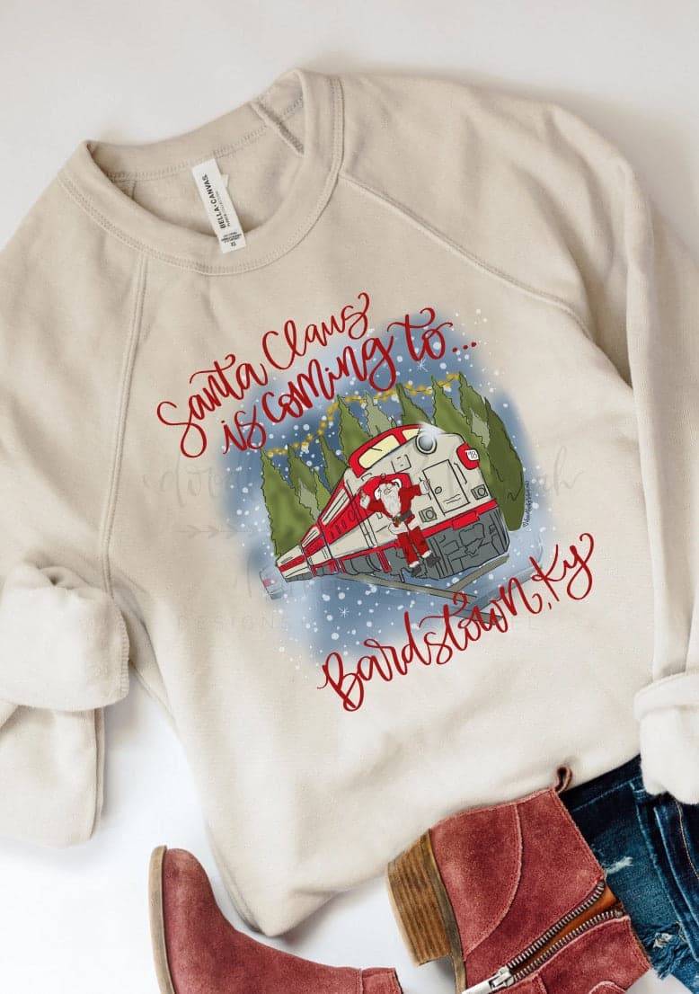 Train - Santa Claus Is Coming To Bardstown - Tees