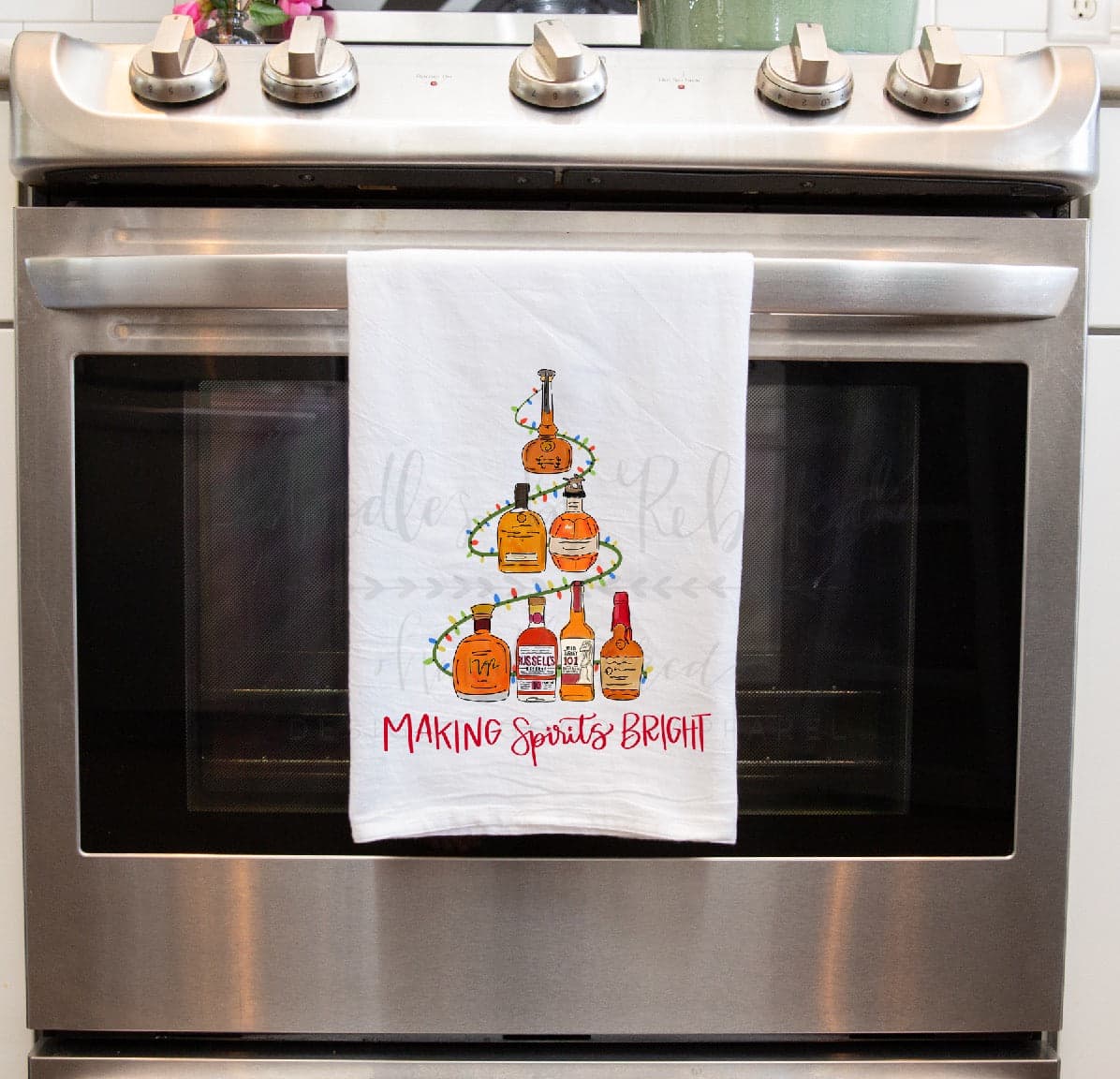 Making Spirits Bright Tea Towel - Tea Towels