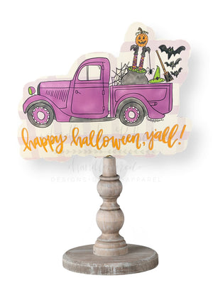 Happy Halloween Y’all Truck Doorhanger/Topper/Attachment - Door Hanger