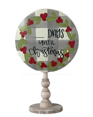 Christmas Countdown Doorhanger/Topper/Attachment - Door Hanger