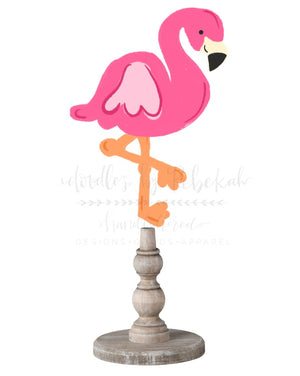 Flamingo Doorhanger/Topper/Attachment - Door Hanger