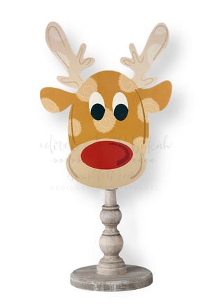 Reindeer Doorhanger/Topper/Attachment - Door Hanger