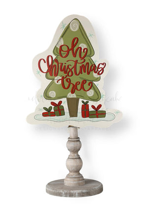 Oh Christmas Tree Doorhanger/Topper/Attachment - Door Hanger