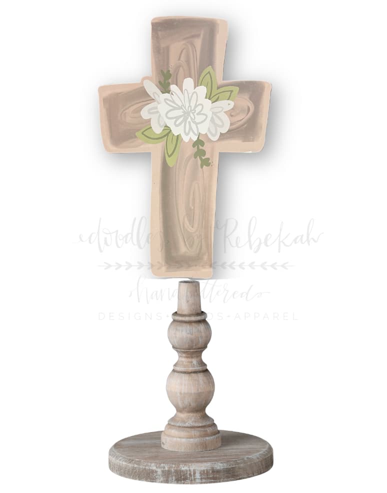 Wooden Cross Topper/Attachment - Topper