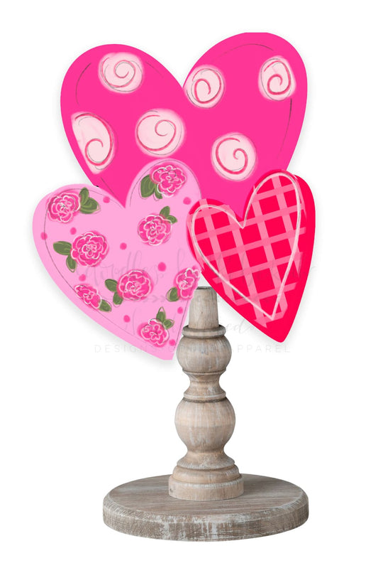 Three Hearts Topper/Attachment - Topper