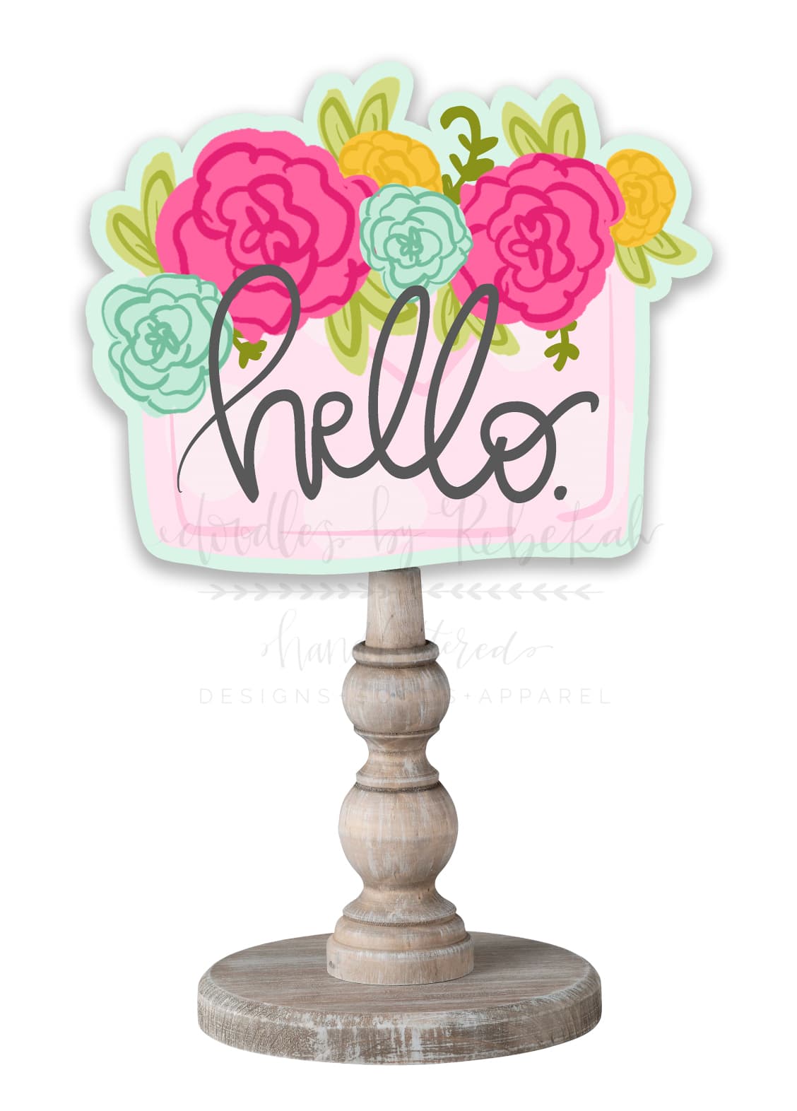 Hello Flowers Topper/Attachment - Topper