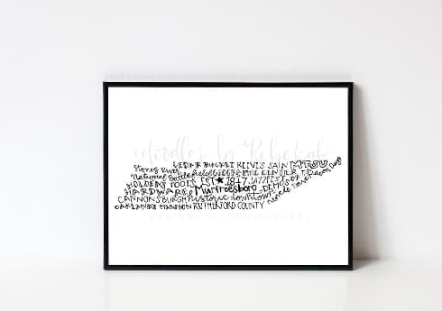 Murfreesboro TN 8x10 Print - Print