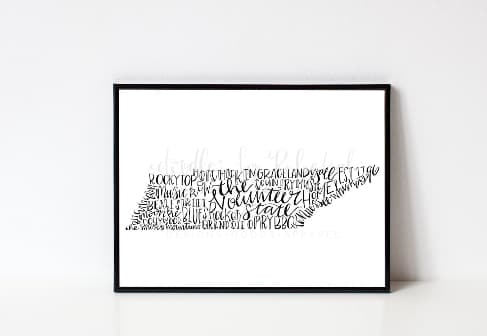 Volunteer State 8x10 Print - Print