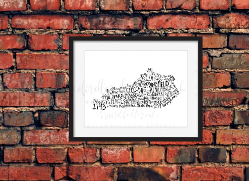 Springfield KY 8x10 Print - Print