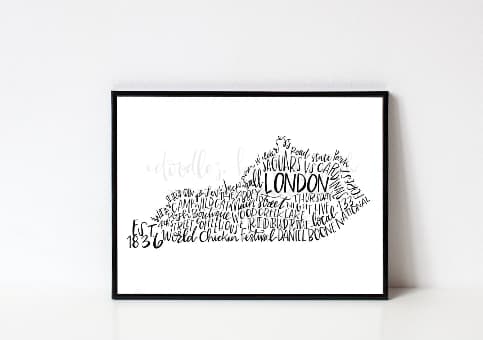 London KY 8x10 Print - Print