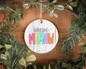 Blessed Memaw Ornament - Ornaments