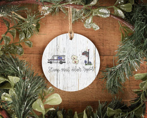 Stamp. Mail. Deliver. Repeat Ornament - Ornaments