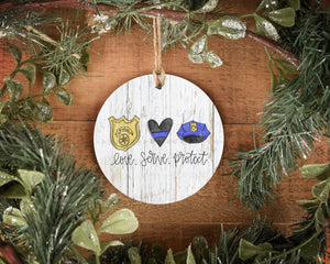 Love. Serve. Protect Ornament - Ornaments