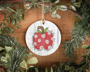 Apple Teacher Ornament - Ornaments