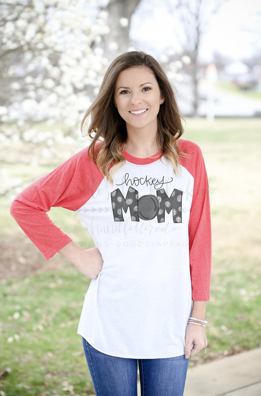 Hockey Mom Raglan - Tees