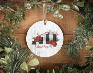 Merry Kentucky Christmas (Black) Ornament - Ornaments