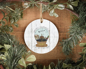 Elkton Snow Globe Ornament - Ornaments