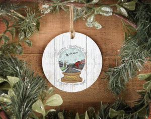 Whitesburg Snow Globe Ornament - Ornaments