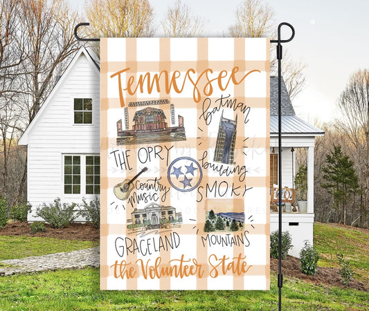 Tennessee Around the Town Garden Flag - Garden Flag