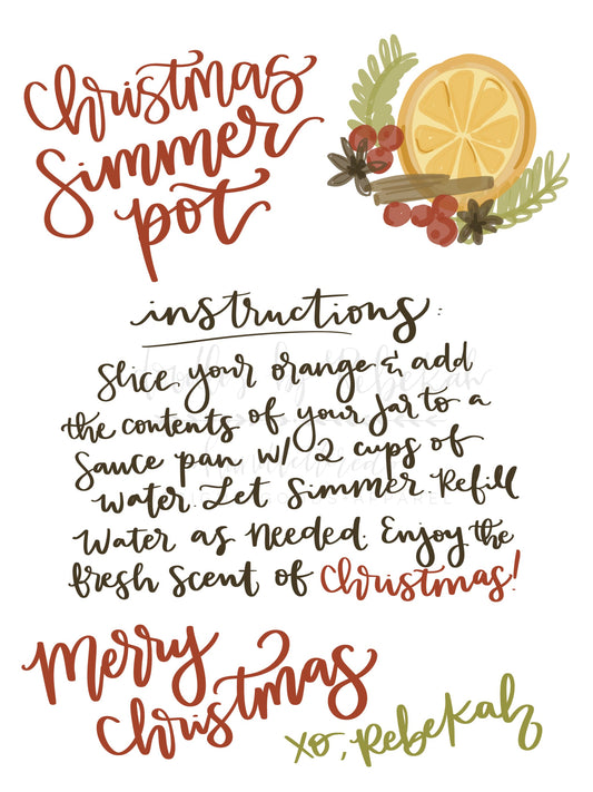 Christmas Simmer Pot Download - Downloadable