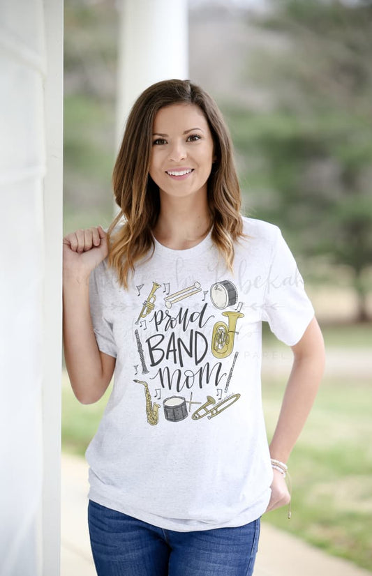 Proud Band Mom Tee - Tees