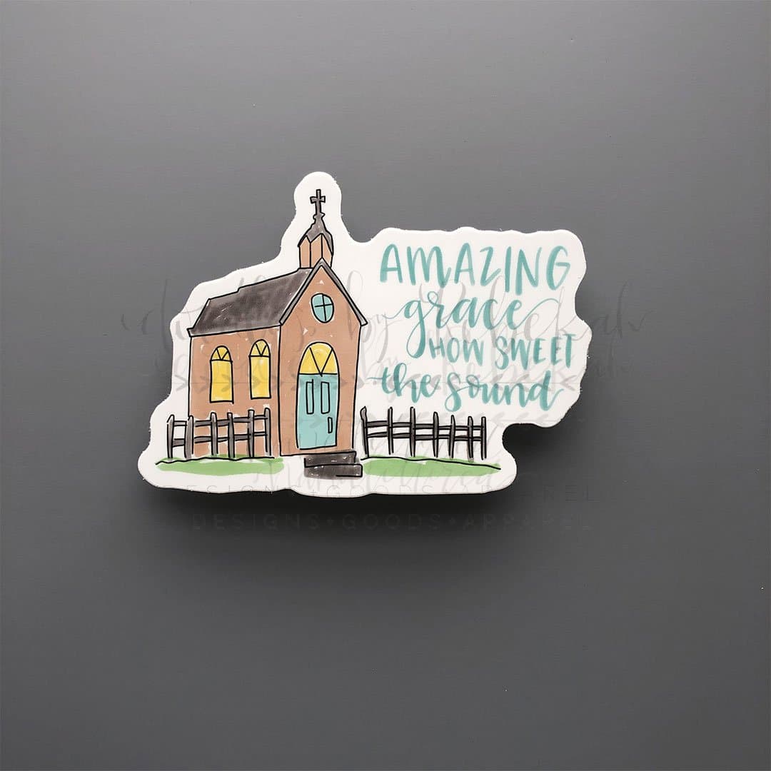 Amazing Grace Sticker - Sticker