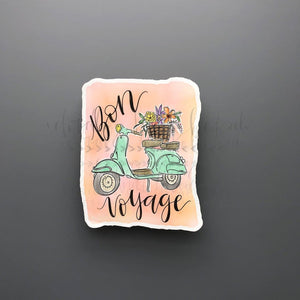 Bon Voyage Sticker